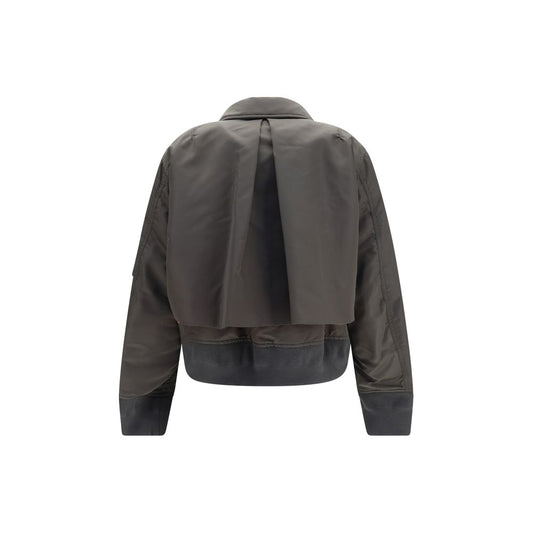 Bicolor Nylon Bomber