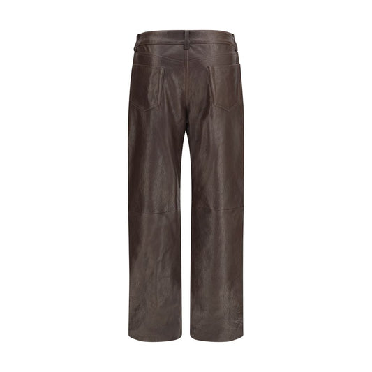 Brown Leather Pants