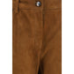 Brown Lambskin Pants