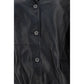 Black Lambskin Blazer