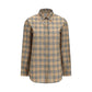 Beige Cotton Pattern Shirt
