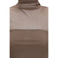 Brown Polyamide Pattern Shirt