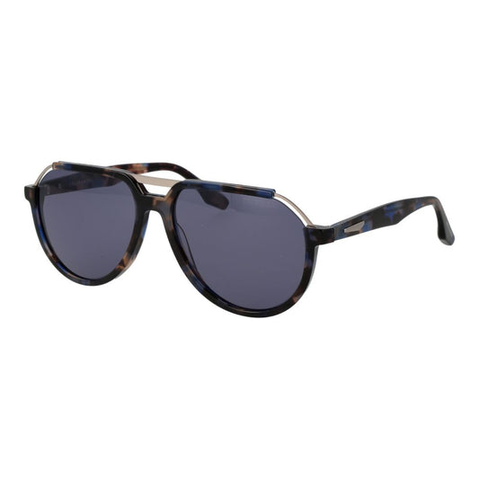 Brown Acetate & Stainless Steel Sunglasses