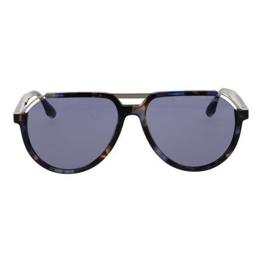 Brown Acetate & Stainless Steel Sunglasses