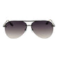 Gray Metal Sunglasses