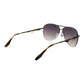 Gray Metal Sunglasses