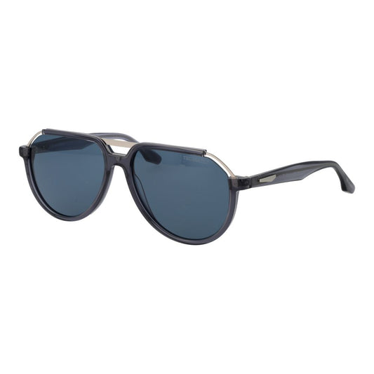 Gray Acetate & Stainless Steel Sunglasses