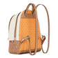 Orange Canvas Backpack