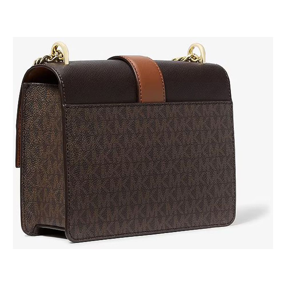 Brown Canvas Crossbody Bag