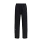 Black Cotton Athletic Pants