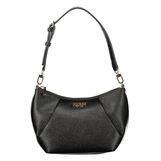 Black Polyurethane Women's Bag