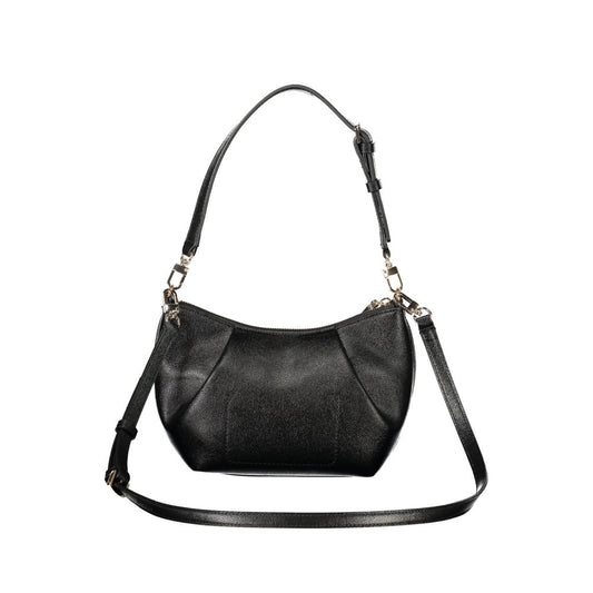 Black Polyurethane Women's Bag