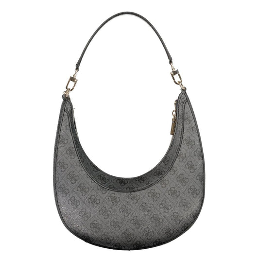 Black Polyurethane Women's Bag