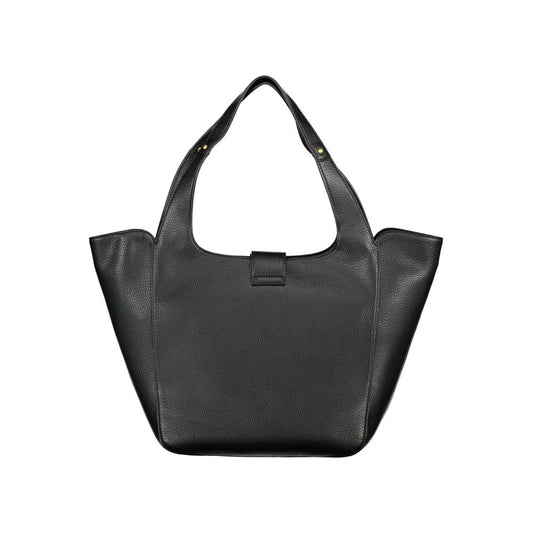 Black Polyurethane Women's Bag