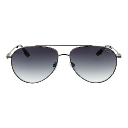 Gray Stainless Steel Sunglasses
