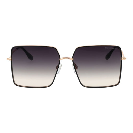 Black Stainless Steel Sunglasses