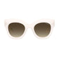 Beige Acetate Sunglasses