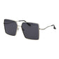 Silver Stainless Steel Sunglasses