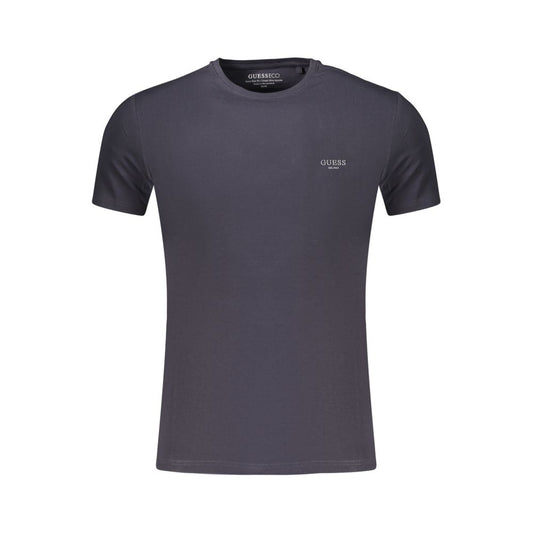 Blue Cotton Men's T-Shirt