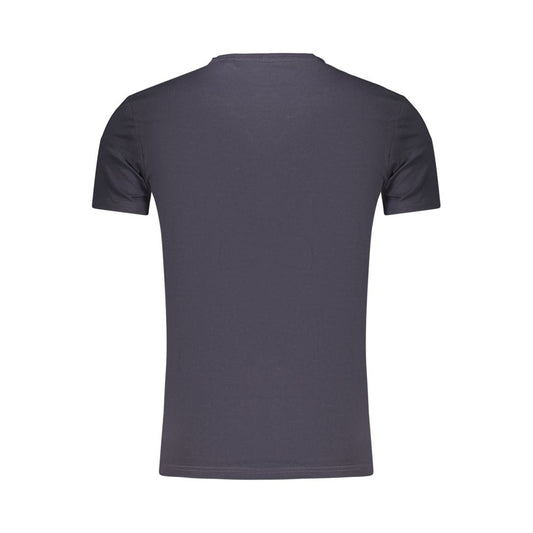 Blue Cotton Men's T-Shirt