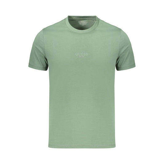 Green Cotton Men's T-Shirt