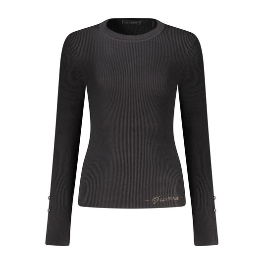 Black Viscose Women's Sweater