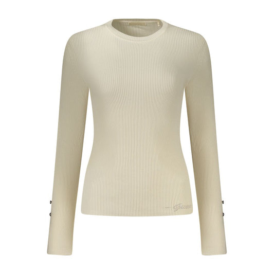 Bianco Viscose Women Sweater