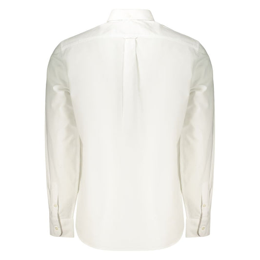 White Cotton Men's Shirt