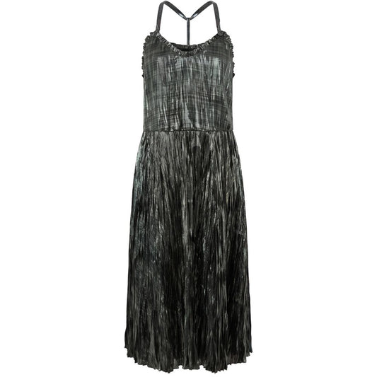 Black Polyester Women Dress