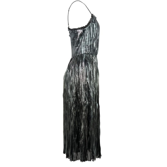Black Polyester Women Dress