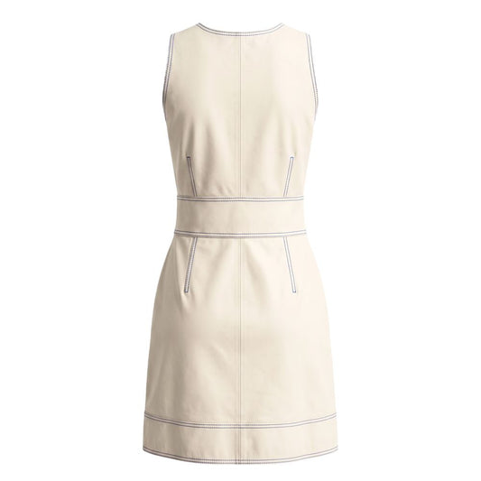 Beige Lamb Women Dress
