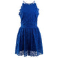 Blue Polyester Women's Dress