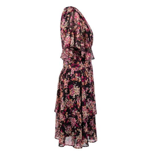 Black Polyester Women Dress