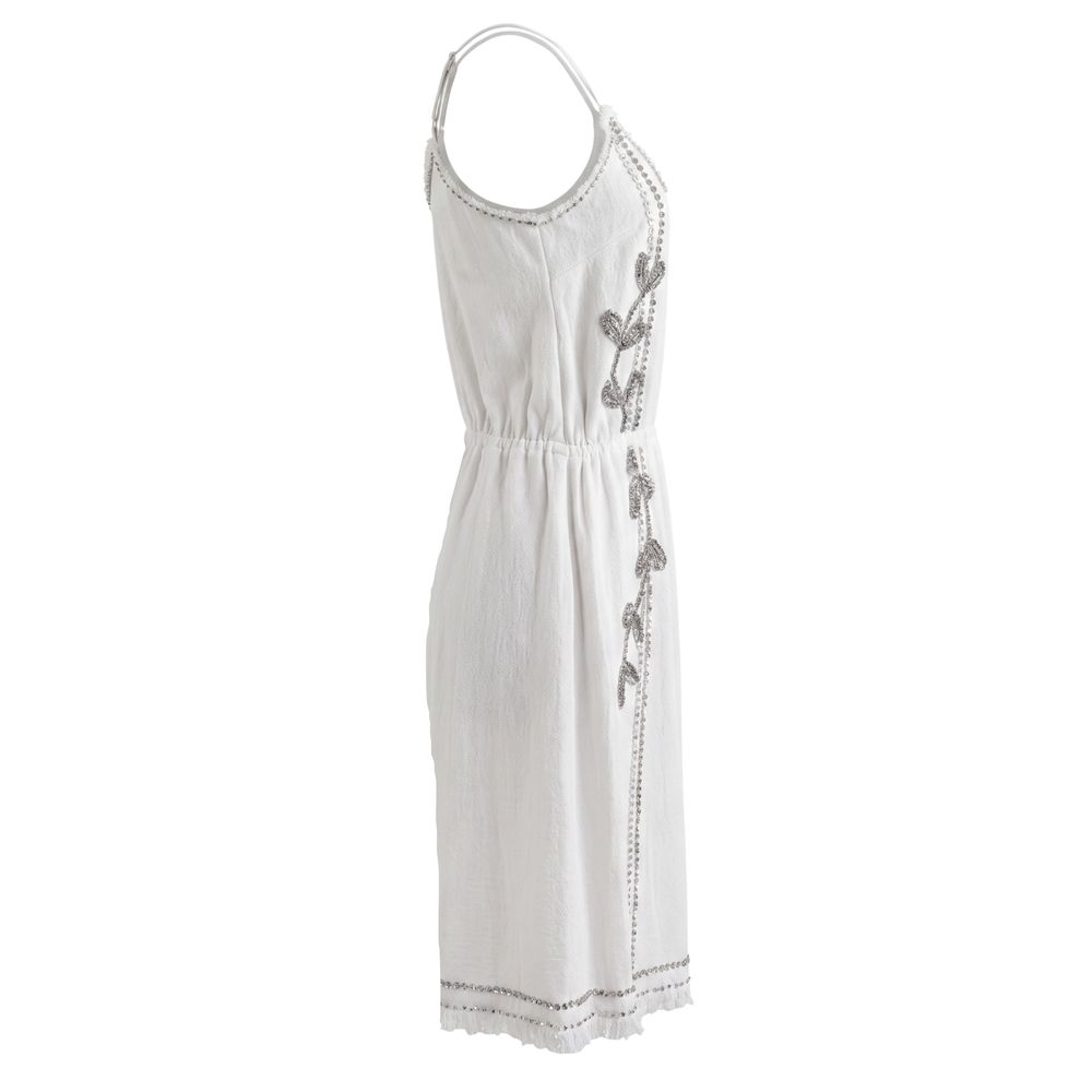 White Cotton Women Dress