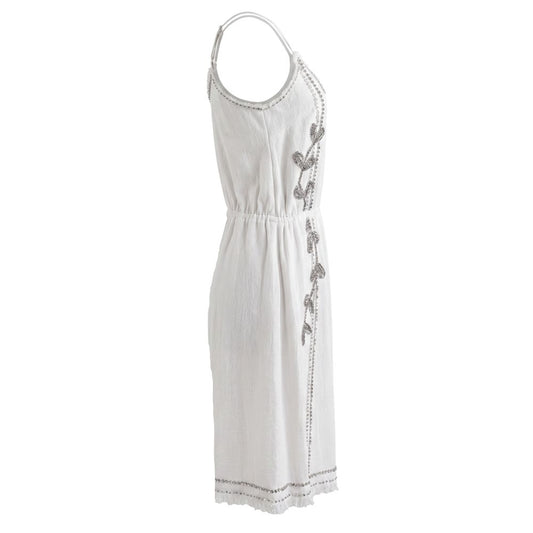 White Cotton Women Dress