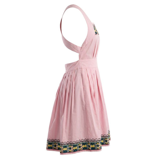 Pink Cotton Women Dress