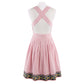 Pink Cotton Women Dress