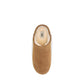 Beige Leather Mules