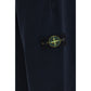Blue Cotton Joggers (Workout Pants)