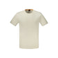 Beige Cotton Men's T-Shirt