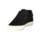 Black Polyurethane Men's Sneaker