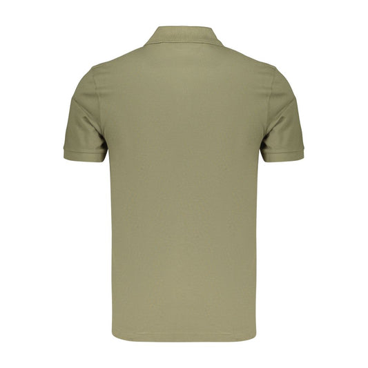 Green Cotton Men's Polo Shirt