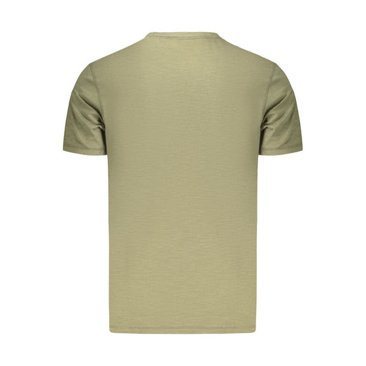 Green Cotton Men's T-Shirt