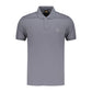 Blue Cotton Men's Polo Shirt