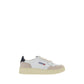 White Calf Leather Bos Taurus Athletic Sneakers