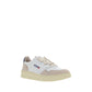 White Calf Leather Bos Taurus Athletic Sneakers