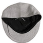 Men Light Grey Cashmere Newsboy Cabbie Cap Hat