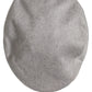 Men Light Grey Cashmere Newsboy Cabbie Cap Hat