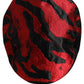 Men Red Black Stripe Cotton Newsboy Capello Hat