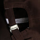 Men Brown Cotton Docker Capello Brimless Hat